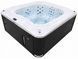 Переливний гідромасажний басейн Aquajoy Serenity (250х230х96 см), Сріблясто-білий мармур 40300 фото 2