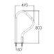Поручень для басейну Emaux ARB-F, AISI-316 7203 фото 2